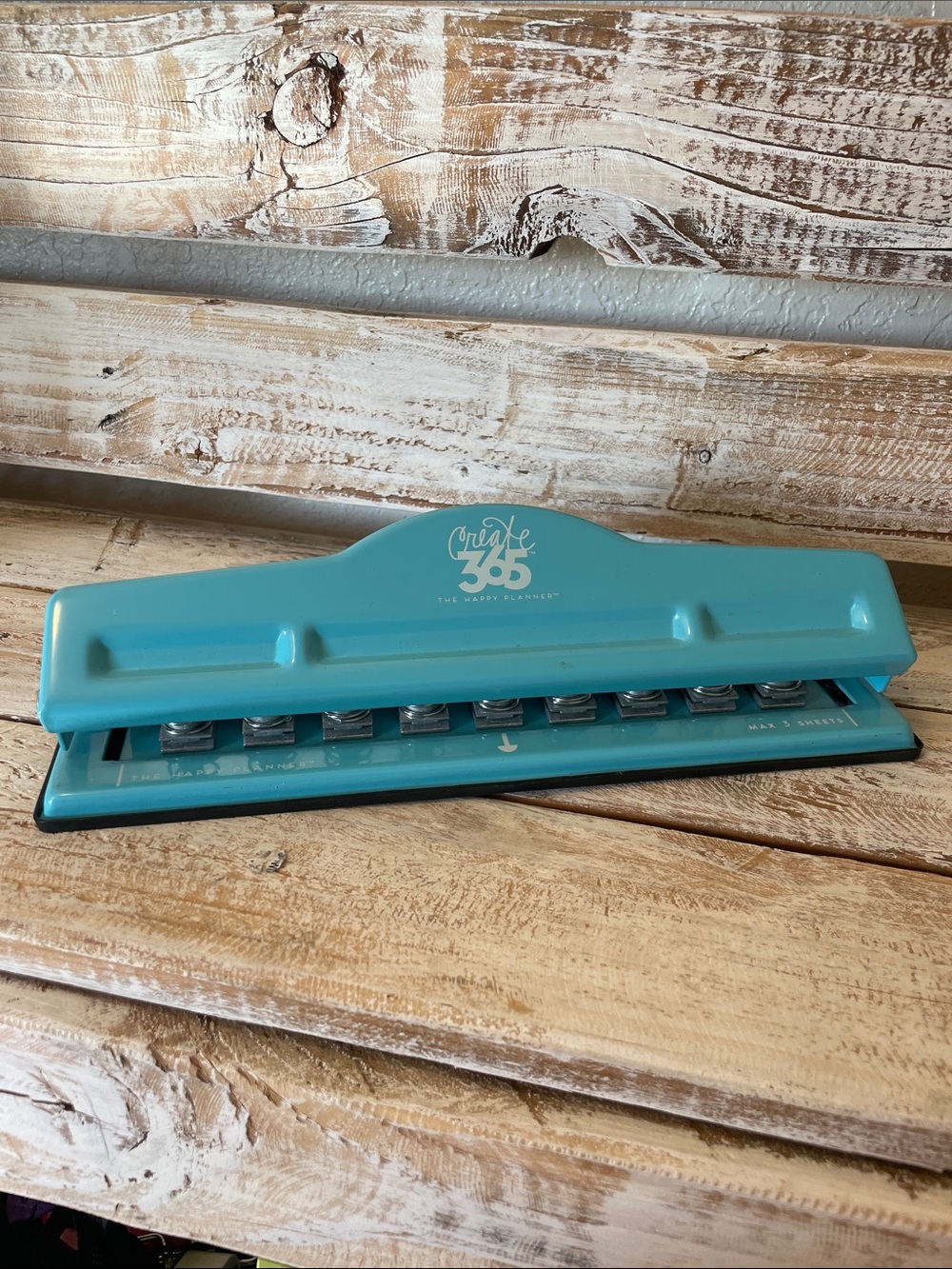Create 365 The Happy Planner Aqua 6-Hole Punch